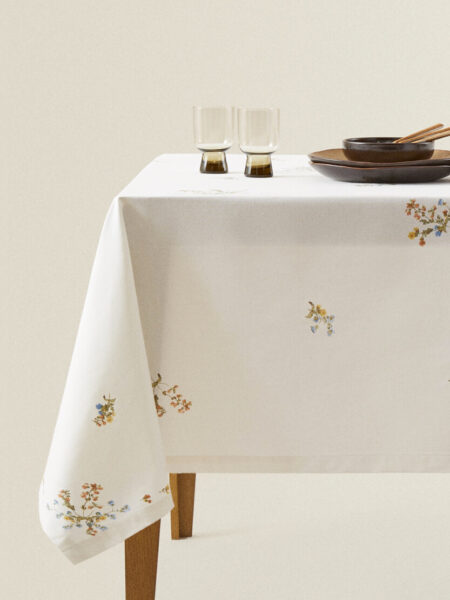 Mini Floral Tablecloth